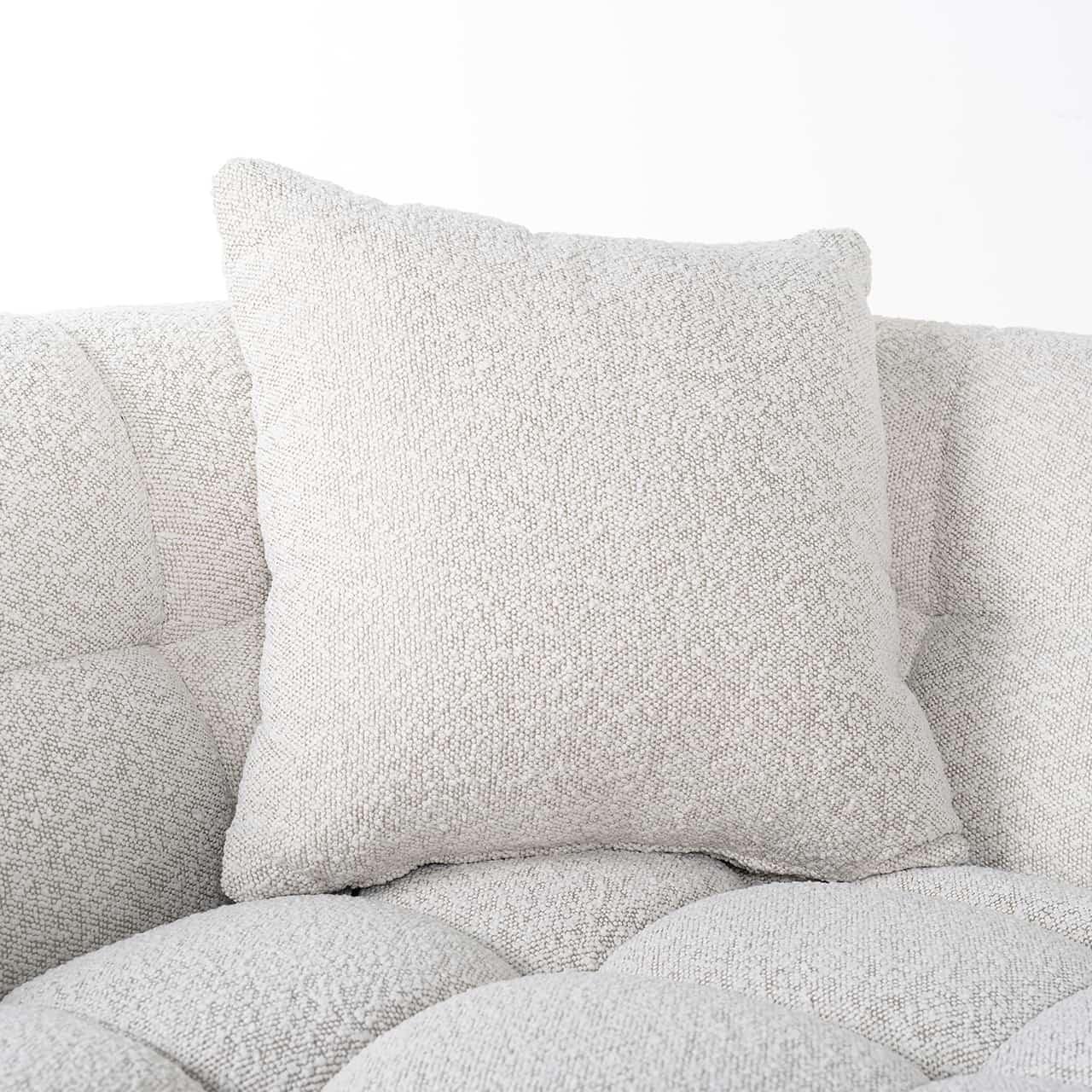 Richmond Bouclé-Sofa Lola | Weiß Codeso Living