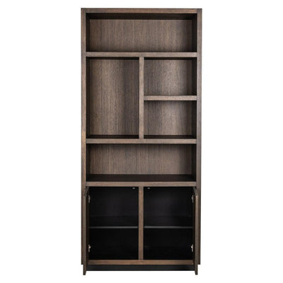 Richmond Interiors Bücherregal Oakura mit 2 Türen | Braun