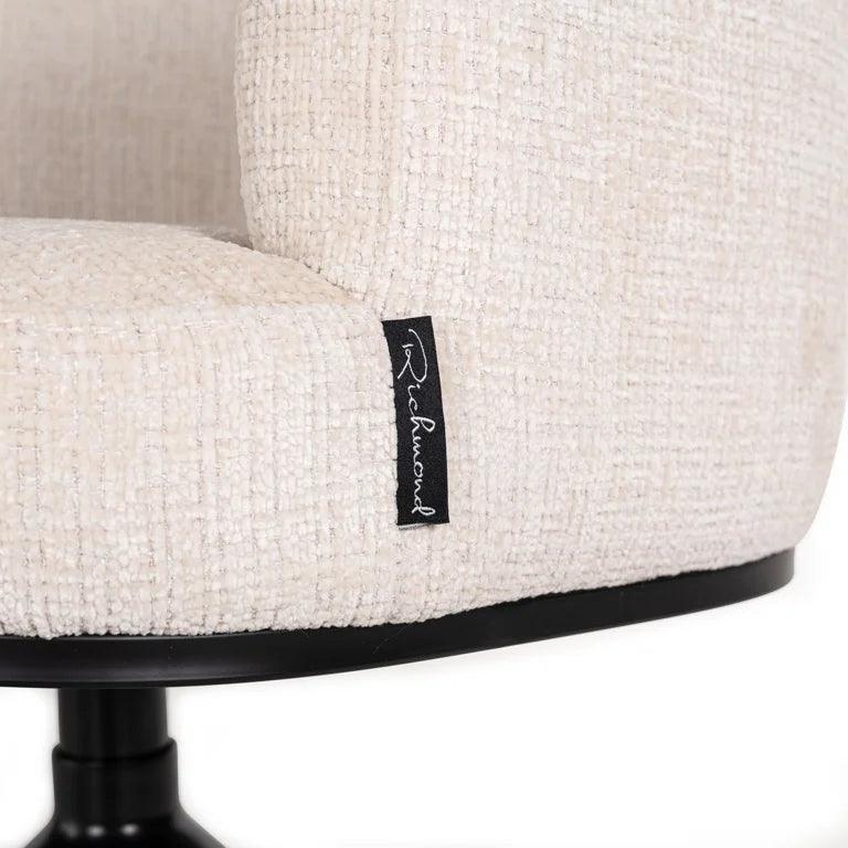 Richmond Interiors Richmond Interiors Chenille Dreh-Esszimmerstuhl Cheyenne | beige Codeso Living