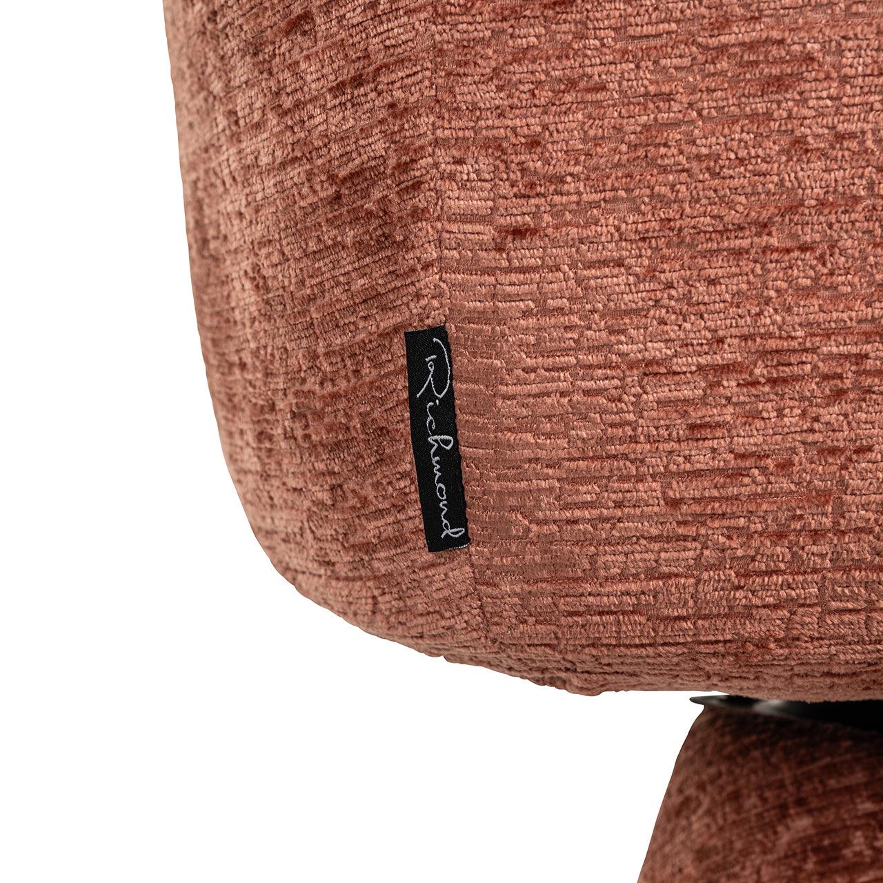 Richmond Interiors Chenille Dreh-Esszimmerstuhl Kayla Madeline | blush