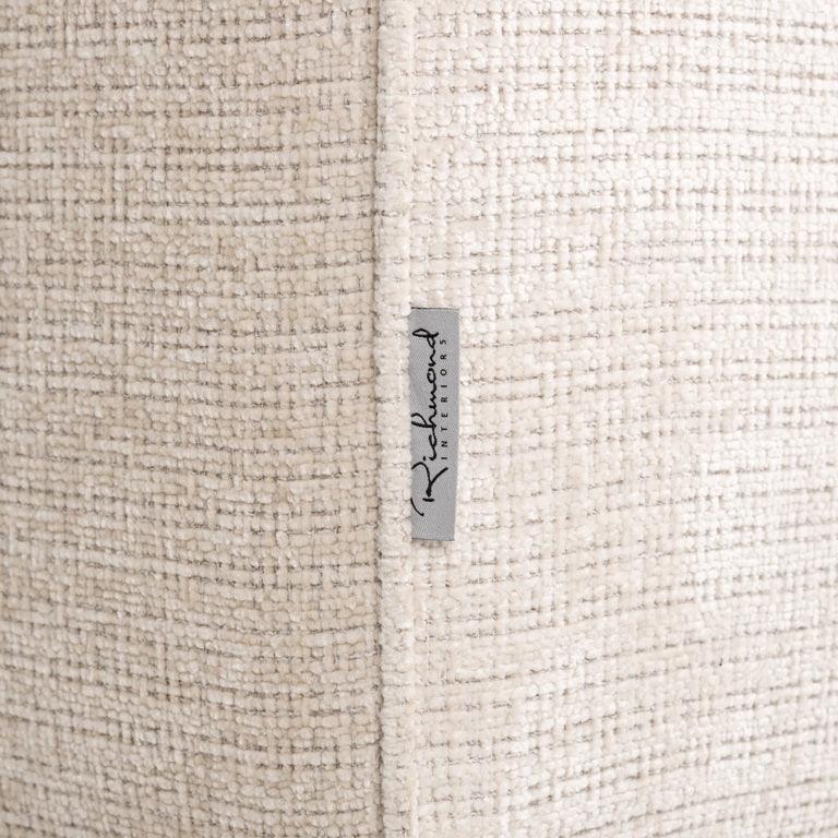 Richmond Interiors Chenille-Ecksofa Santos 2,5 Sitzer mit Lounge rechts | Beige