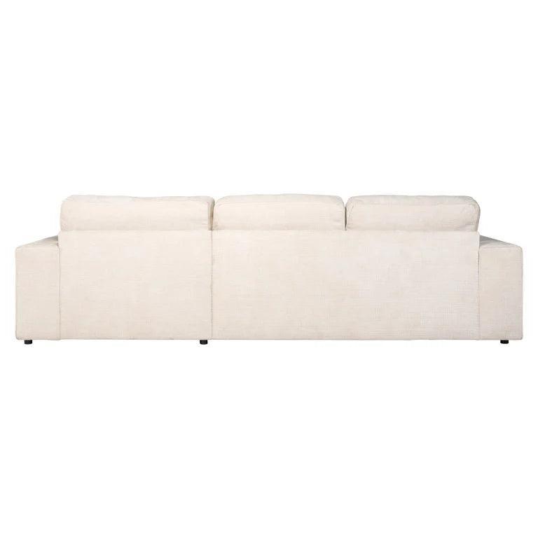 Richmond Interiors Chenille-Ecksofa Santos 2,5 Sitzer mit Lounge rechts | Beige