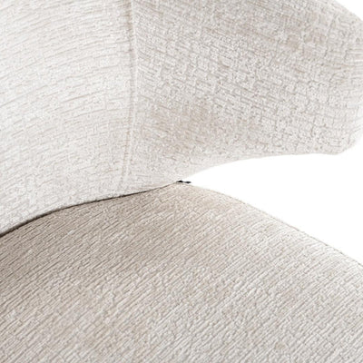 Richmond Interiors Chenille Esszimmerstuhl Xandra | Creme