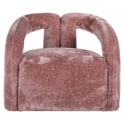 Richmond Interiors Chenille-Sessel Dana | Rosé