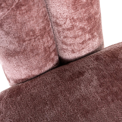 Richmond Interiors Chenille-Sessel Dana | Rosé