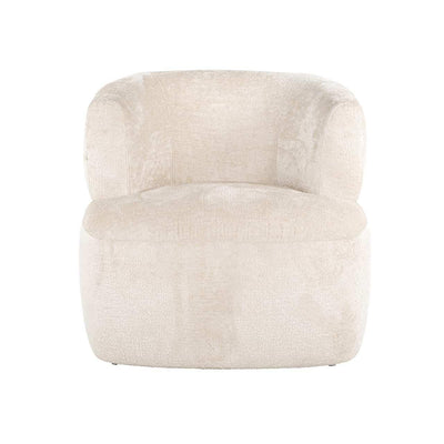 Richmond Interiors Chenille-Sessel Donna | Weiß