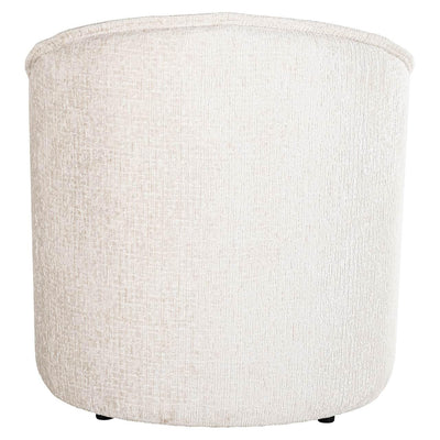 Richmond Interiors Chenille-Sessel Maryse | Creme