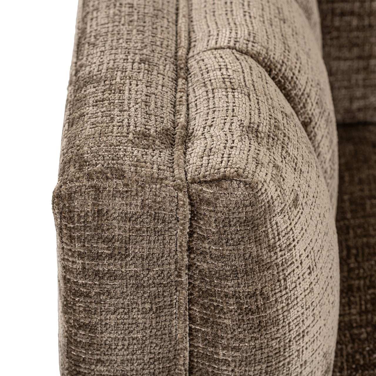 Richmond Interiors Chenille-Sofa Beaudy | Stone