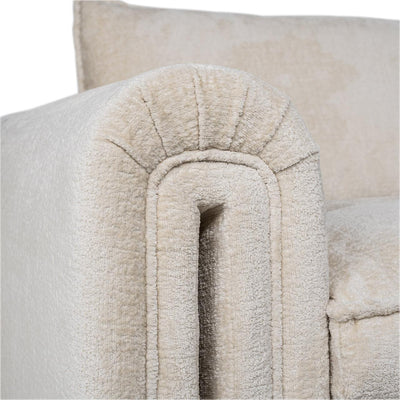 Richmond Interiors Chenille-Sofa Sandro | Creme