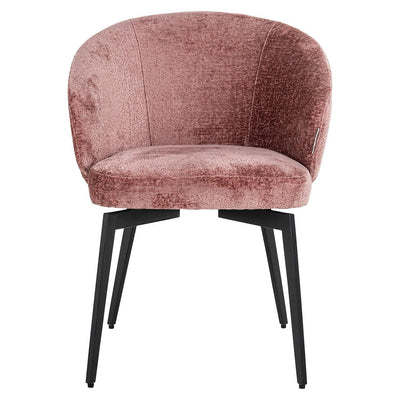 Richmond Interiors Chenille-Stuhl Amphara | rosé