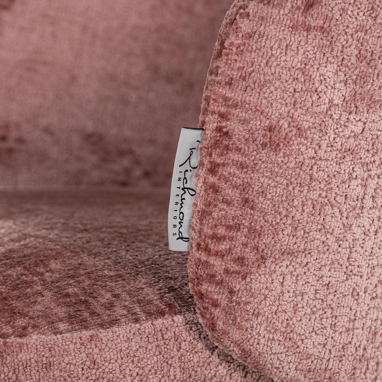 Richmond Interiors Chenille-Stuhl Amphara | rosé