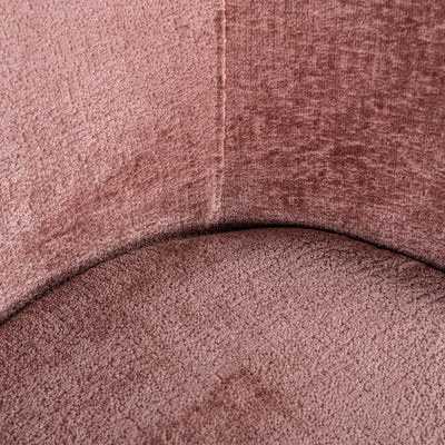 Richmond Interiors Chenille-Stuhl Amphara | rosé