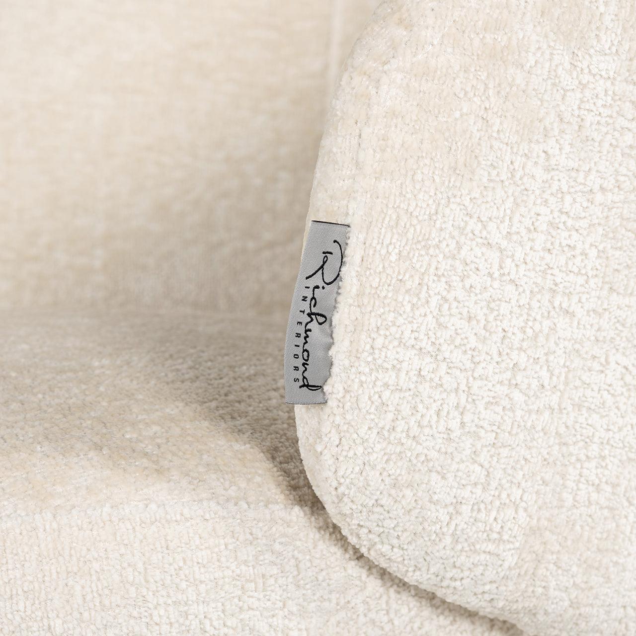 Richmond Interiors Richmond Interiors Chenille-Stuhl Amphara | Weiß Codeso Living