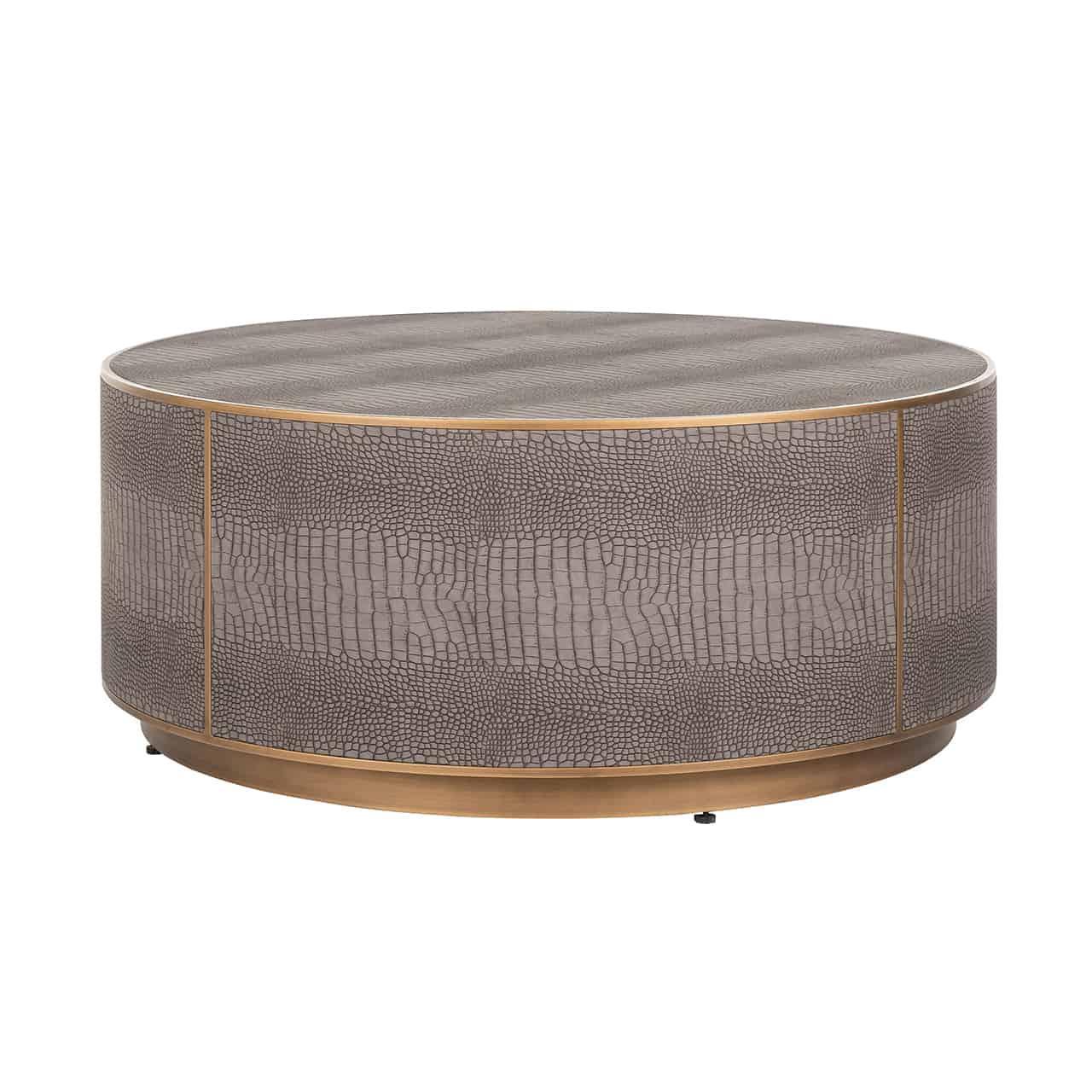 Richmond Interiors Couchtisch Classio ø 100 cm | Gold