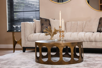 Richmond Interiors Couchtisch Du Pont | brushed gold