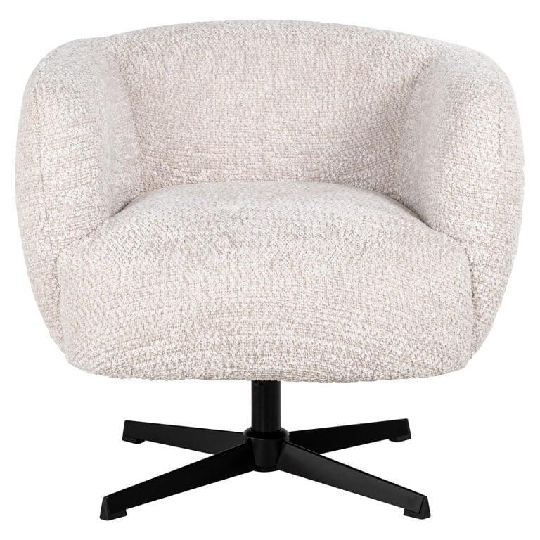 Richmond Interiors Drehbarer Lounge-Chair Sessel Estelle | Cream