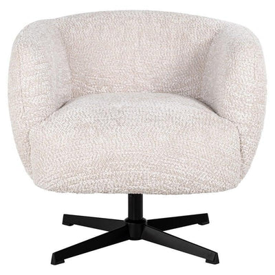 Richmond Interiors Drehbarer Lounge-Chair Sessel Estelle | Cream