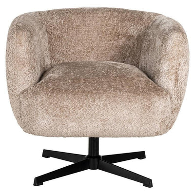 Richmond Interiors Drehbarer Lounge-Chair Sessel Estelle | Nature