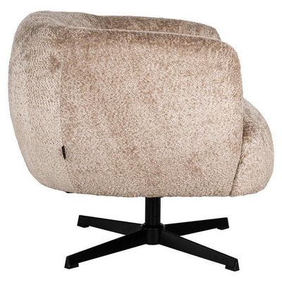 Richmond Interiors Drehbarer Lounge-Chair Sessel Estelle | Nature