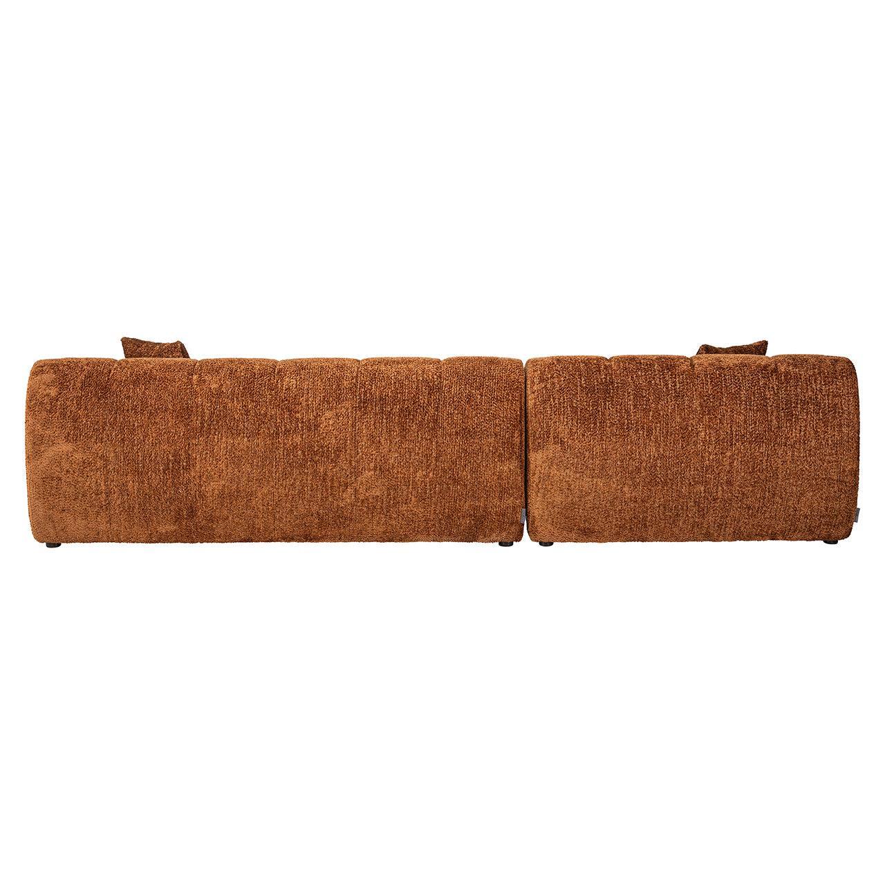 Richmond Interiors Ecksofa Cube 3 Sitzer mit Lounge links | Cinnamon