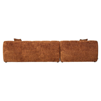 Richmond Interiors Ecksofa Cube 3 Sitzer mit Lounge links | Cinnamon