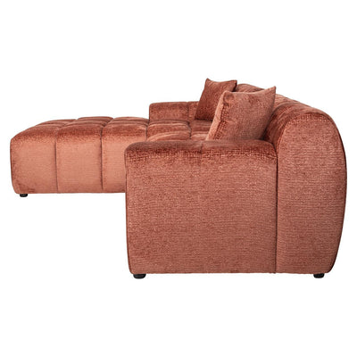 Richmond Interiors Richmond Interiors Ecksofa Cube 3 Sitzer mit Lounge links | Fusion 92 Blush Codeso Living