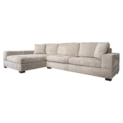 Richmond Interiors Ecksofa Pasha 3 Sitzer mit Lounge Links | pearl