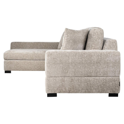 Richmond Interiors Ecksofa Pasha 3 Sitzer mit Lounge Links | pearl