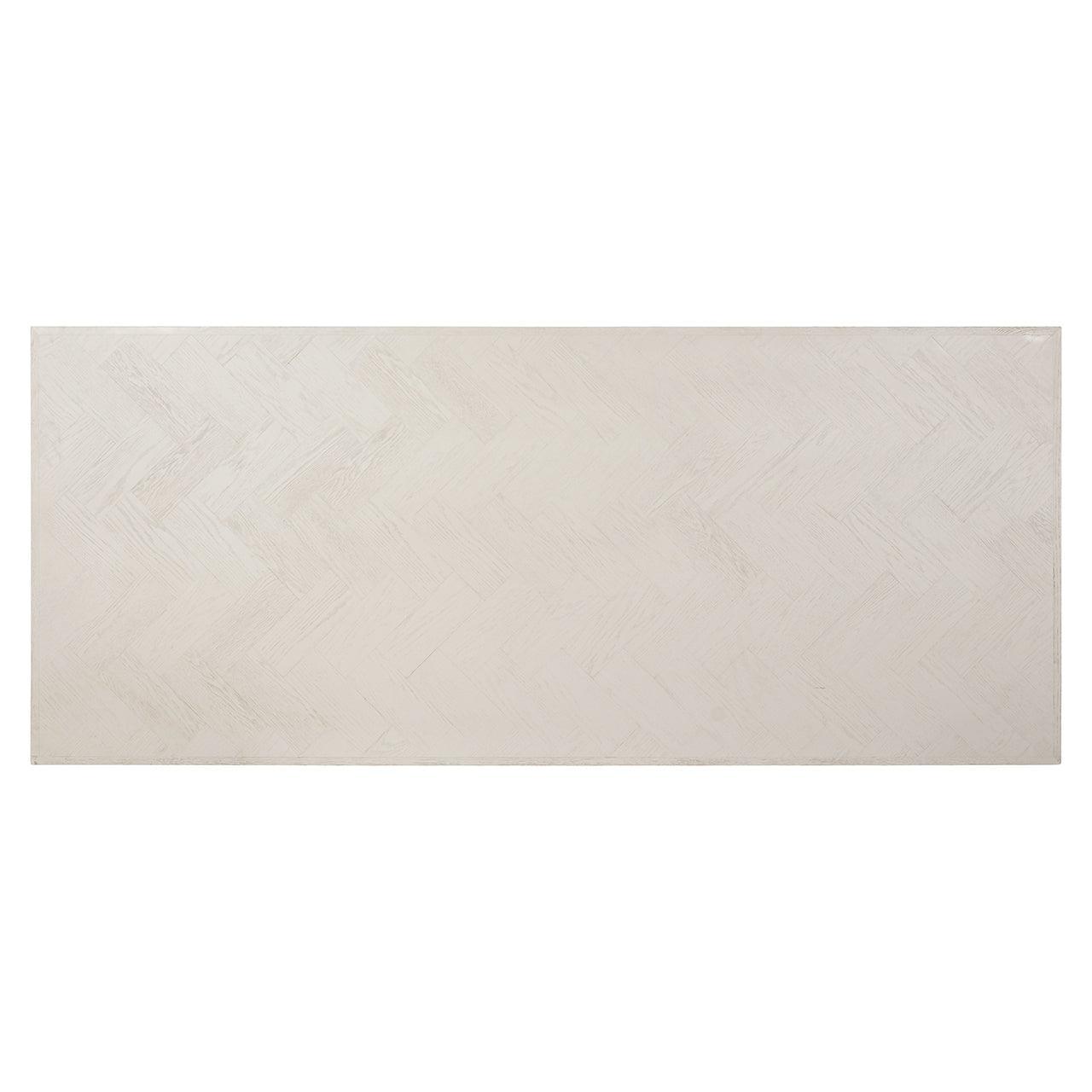 Richmond Interiors Esstisch Whitebone Brass | 235x100 cm