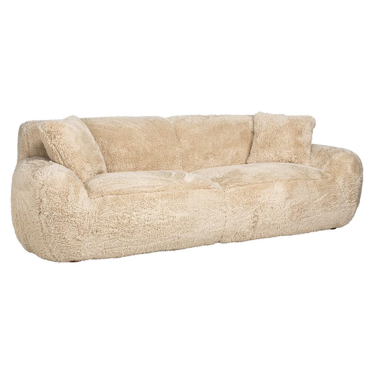 Richmond Interiors Furry Sofa Comfy | Sand