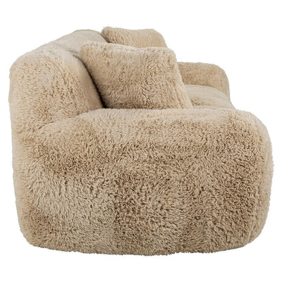 Richmond Interiors Furry Sofa Comfy | Sand