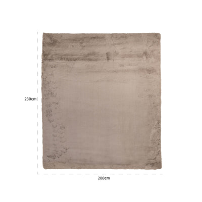 Richmond Interiors Furry Teppich Saifo beige | 200x230 cm