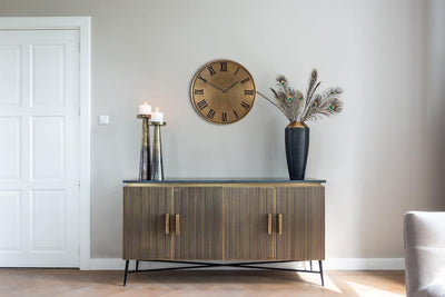 Richmond Interiors Marmor-Sideboard Ironville | 4-türig