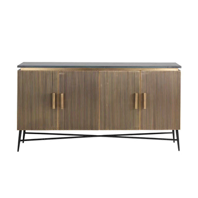 Richmond Interiors Marmor-Sideboard Ironville | 4-türig