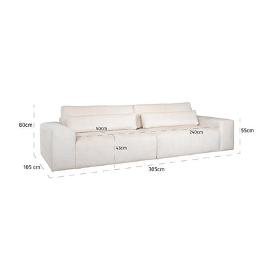 Richmond Interiors Modulsofa Lund 4 Sitzer | Customizable