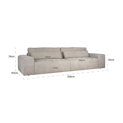 Richmond Interiors Modulsofa Lund 4 Sitzer | Customizable