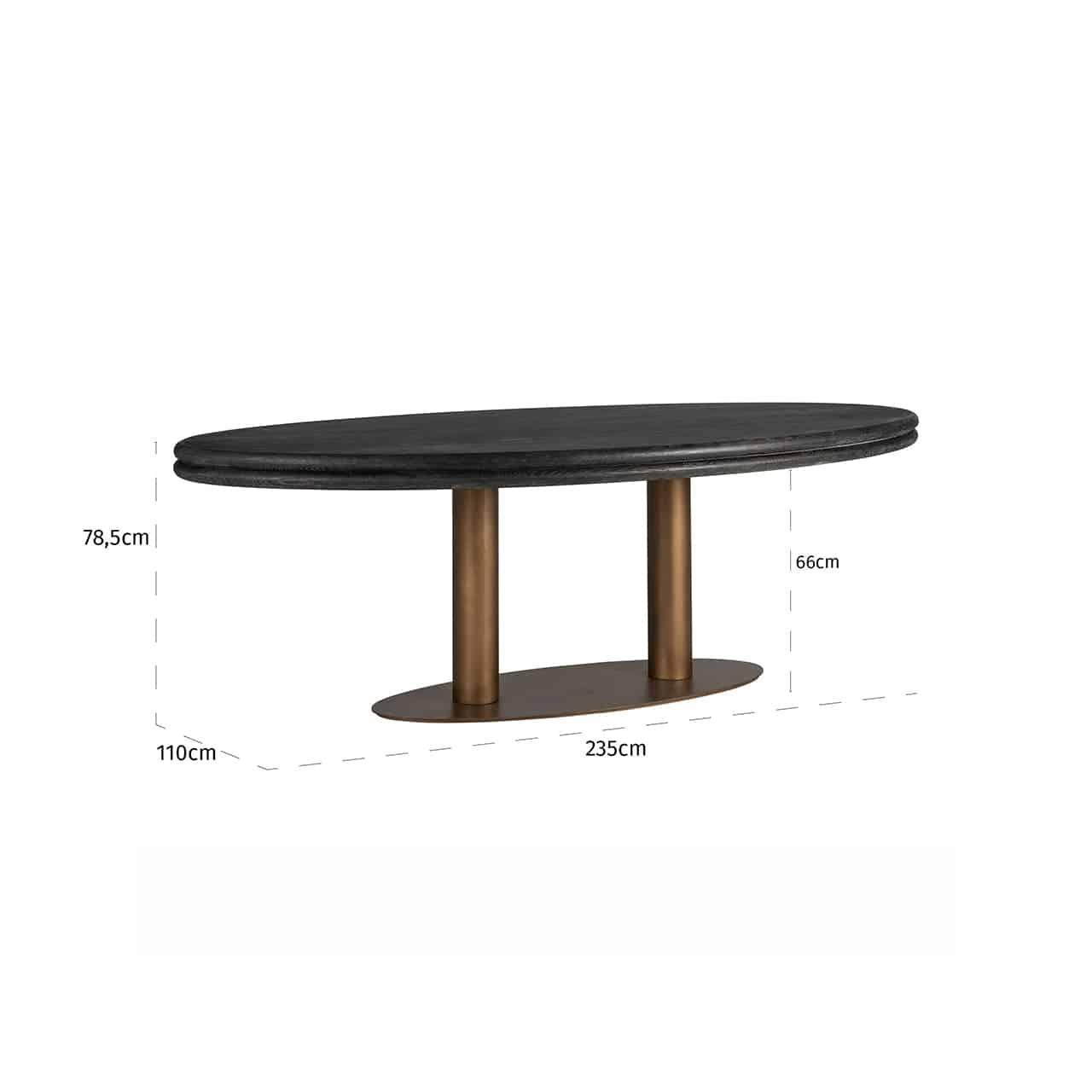 Richmond Ovaler Esstisch Melva | 235 cm Codeso Living