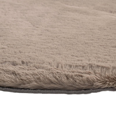 Richmond Interiors runder Furry Teppich Saifo beige | ø 160 cm