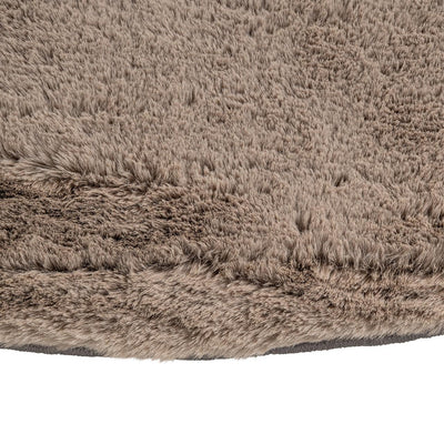 Richmond Interiors runder Furry Teppich Saifo beige | ø 160 cm