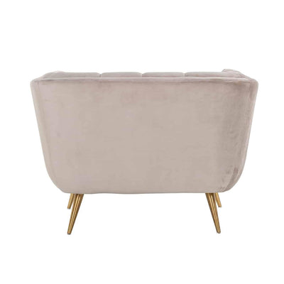 Richmond Samt-Sessel Lola | Khaki Codeso Living