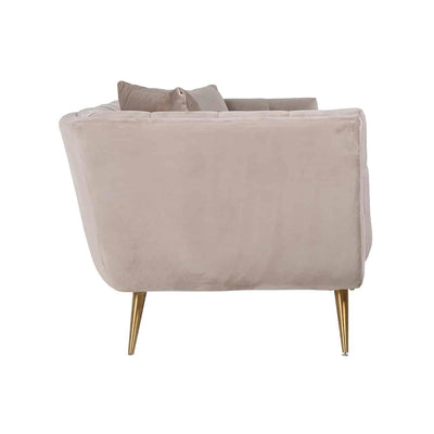 Richmond Interiors Samt-Sofa Huxley | Khaki