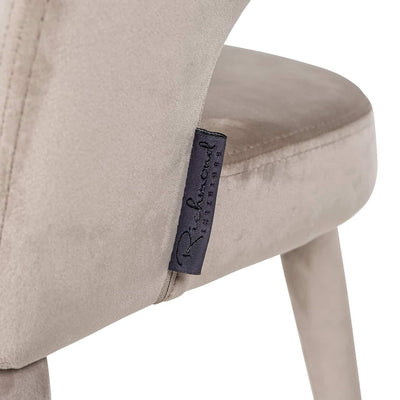 Richmond Samt-Stuhl Giovanna | Khaki Codeso Living