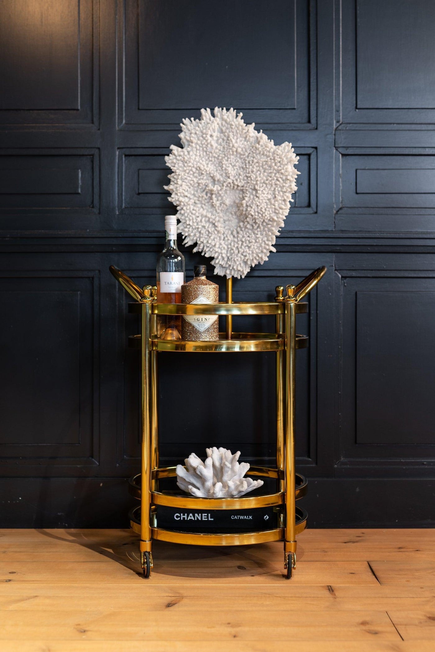 Richmond Interiors Servierwagen Hendricks | Gold