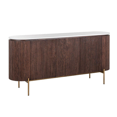 Richmond Interiors Sideboard Barkley 3-türig | Gold