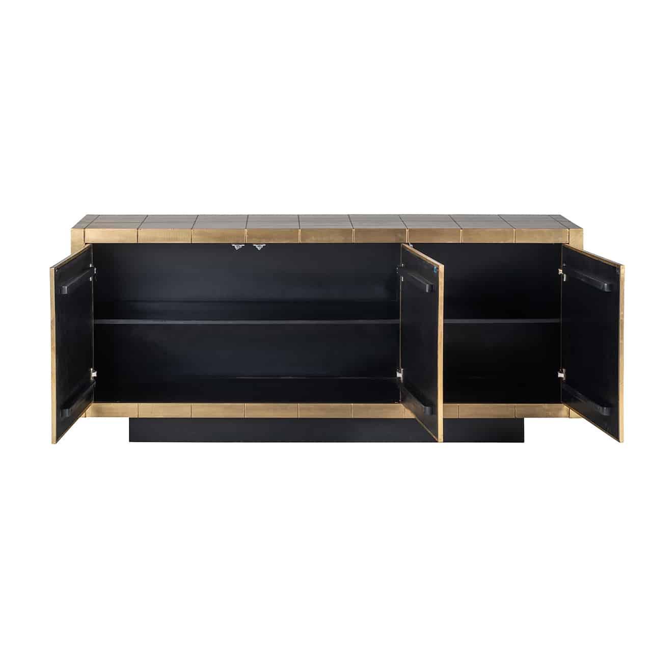 Richmond Interiors Sideboard Collada 3-türig | Gold