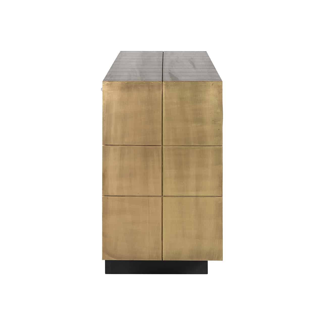 Richmond Interiors Sideboard Collada 3-türig | Gold