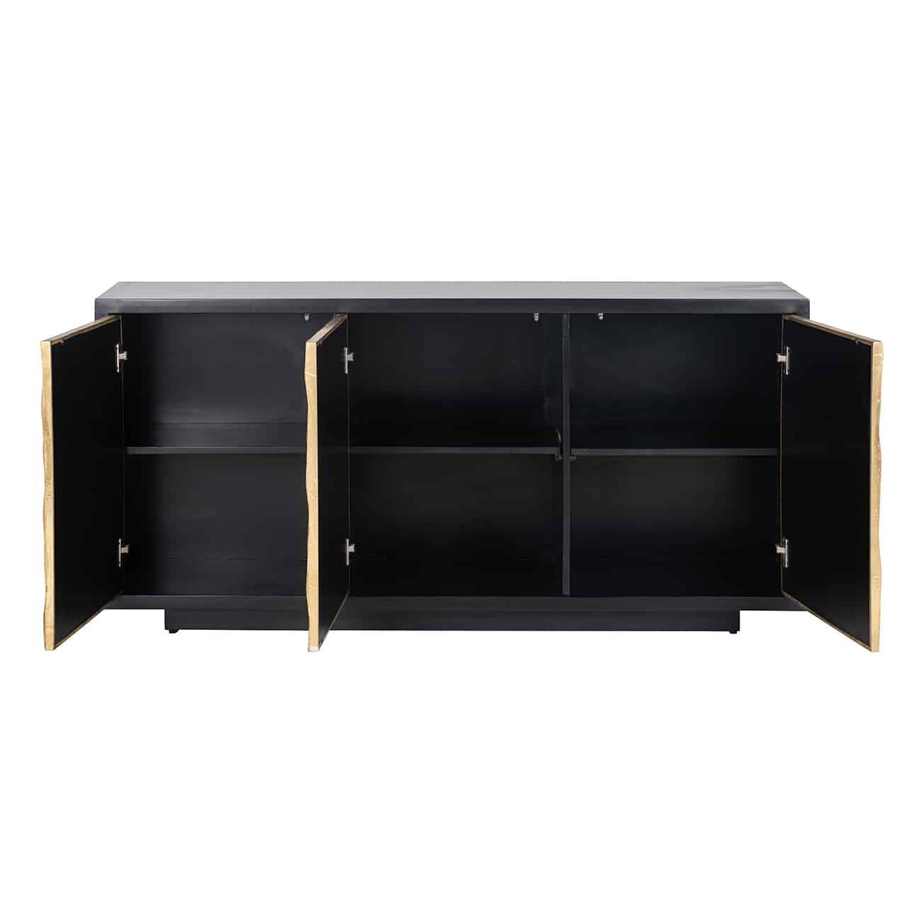 Richmond Sideboard Elinor 3-türig | Schwarz Codeso Living