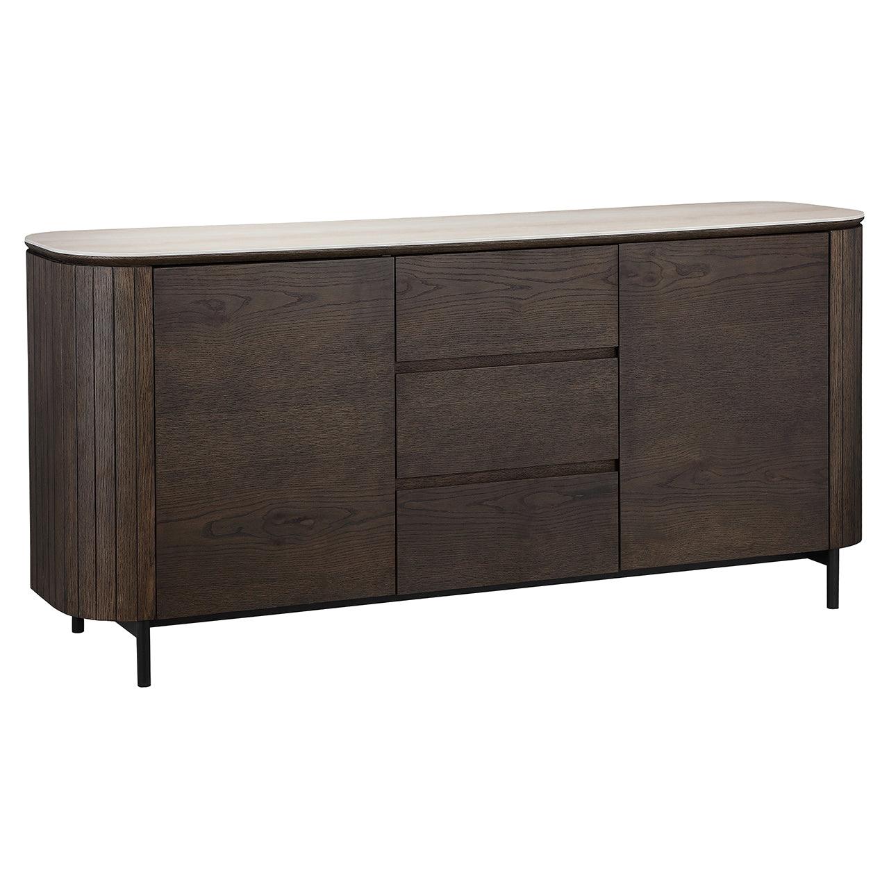 Richmond Interiors Sideboard Ritz 2-türig | Braun