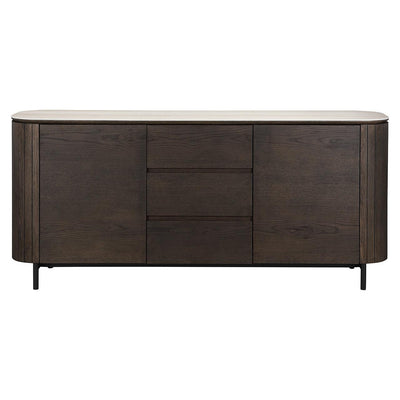 Richmond Interiors Sideboard Ritz 2-türig | Braun