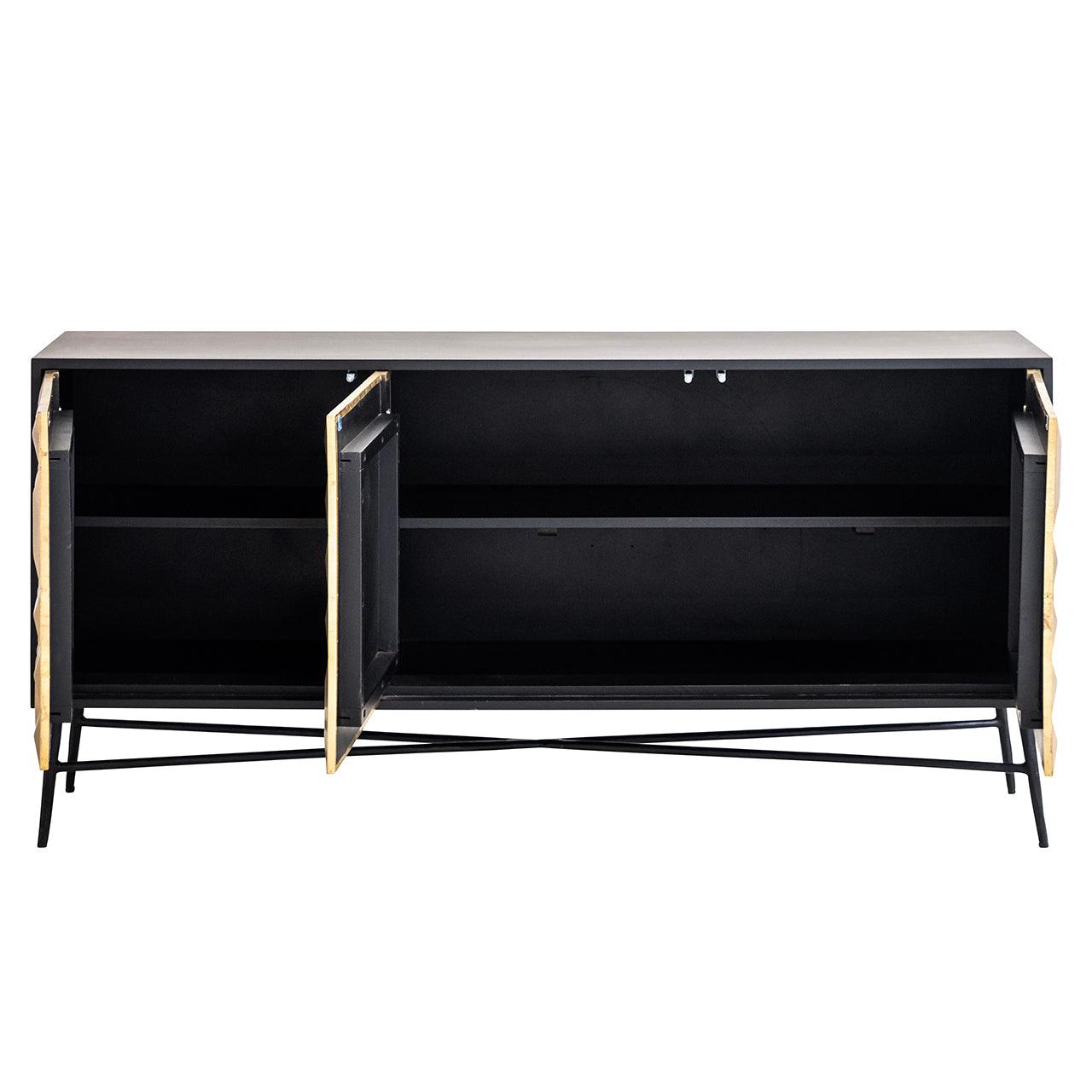 Richmond Interiors Sideboard Tetro | Gold